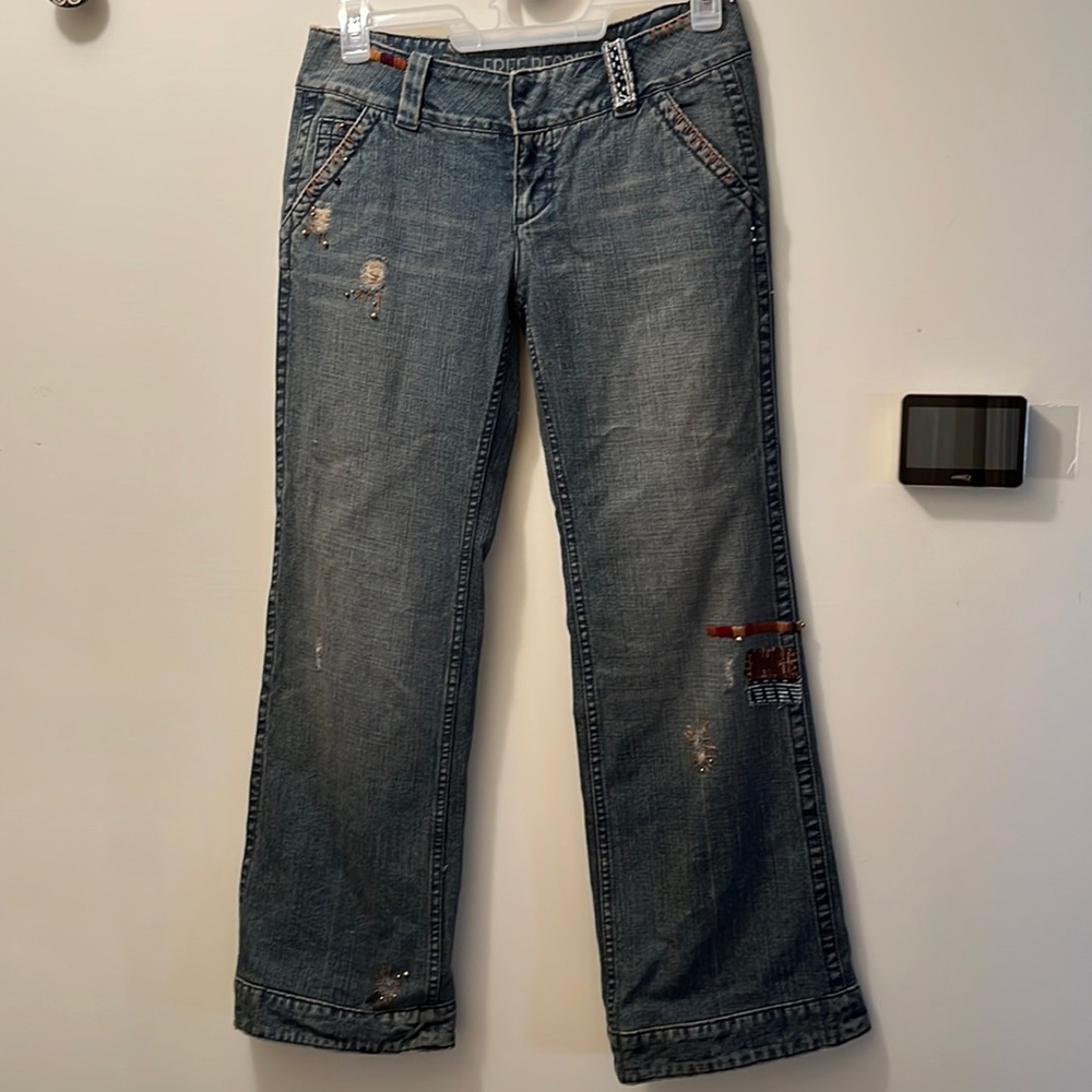 Free People wide leg jeans